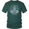 Allfather Odin Huginn Muninn Cotton T-ShirtT-shirtDistrict Unisex ShirtDark GreenS