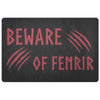 Beware of Fenrir DoormatDoormatFenrir Claws