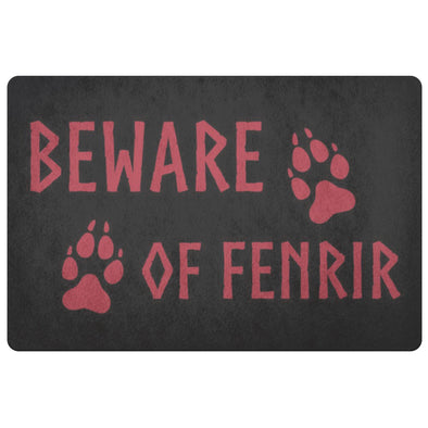 Beware of Fenrir DoormatDoormatFenrir Paws