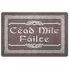 Céad Míle Fáilte Gaelic Celtic Knot DoormatDoormatBrown