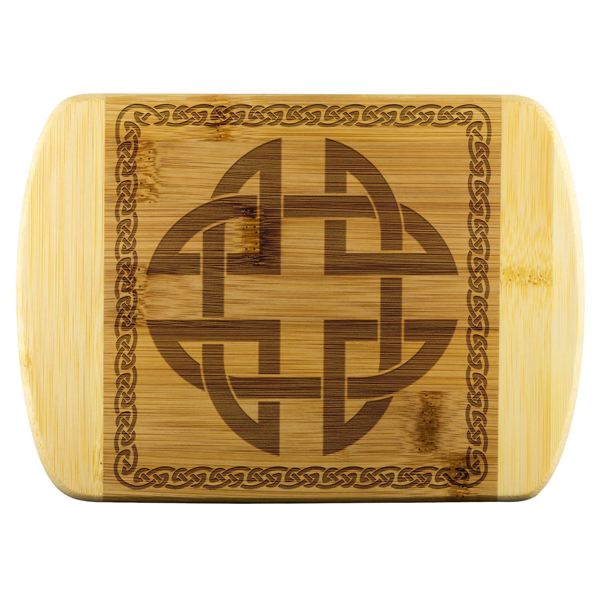 Celtic Cross Cutting Board With Handle 13 X 5 1/2 X 3/4 Free