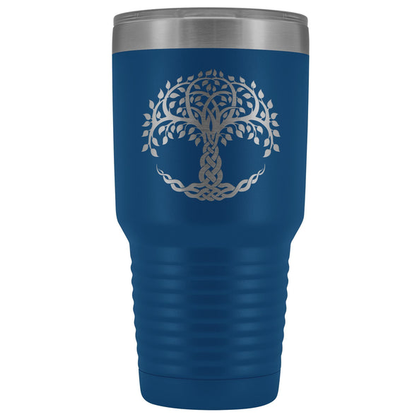 Celtic Tree of life Etched Tumbler 30ozTumblersBlue