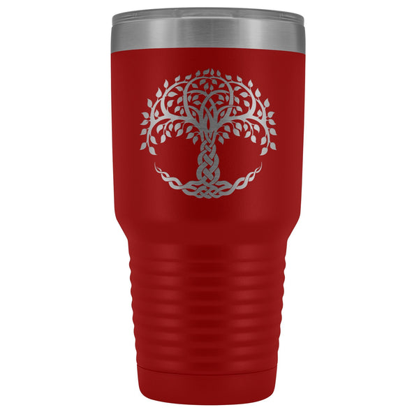 Celtic Tree of life Etched Tumbler 30ozTumblersRed