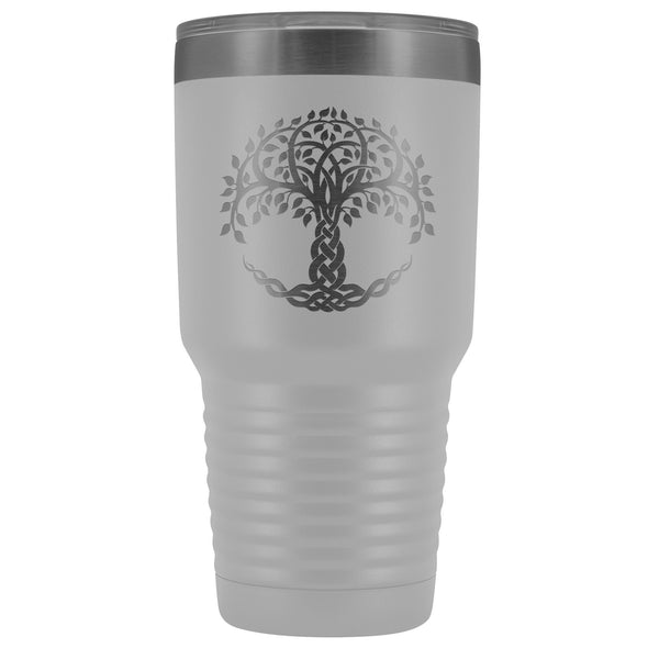 Celtic Tree of life Etched Tumbler 30ozTumblersWhite