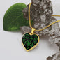 Choose Love Celtic Irish Gaelic Heart NecklaceJewelry