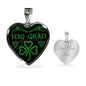 Choose Love Celtic Irish Gaelic Heart NecklaceJewelryLuxury Necklace (Silver)Yes