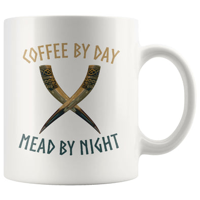 Coffee By Day Mead By Night Viking MugDrinkware11oz Mug