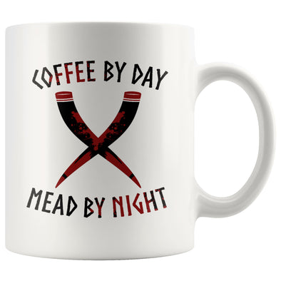 Coffee Mead Viking Horn Ceramic MugDrinkware11oz Mug