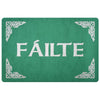 Failte Gaelic Welcome Celtic DoormatDoormatKelly Green