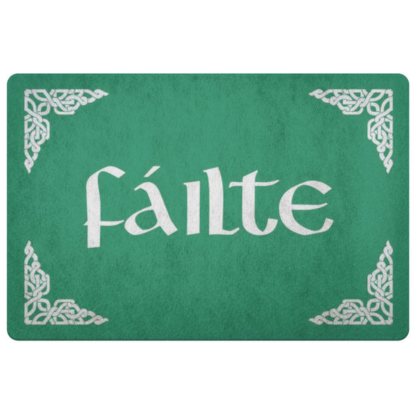 Gaelic Failte DoormatDoormatKelly Green
