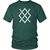Gungnir Odin Symbol T-ShirtT-shirtDistrict Unisex ShirtDark GreenS