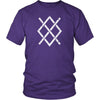 Gungnir Odin Symbol T-ShirtT-shirtDistrict Unisex ShirtPurpleS