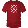 Gungnir Odin Symbol T-ShirtT-shirtDistrict Unisex ShirtRedS