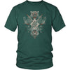 Huginn Muninn Geri Freki Gungnir T-ShirtT-shirtDistrict Unisex ShirtDark GreenS