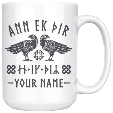 I Love You Elder Norse Personalized Raven MugDrinkware15oz Mug