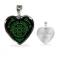 I Love You Gaelic Celtic Knot Irish Heart NecklaceJewelryLuxury Necklace (Silver)Yes