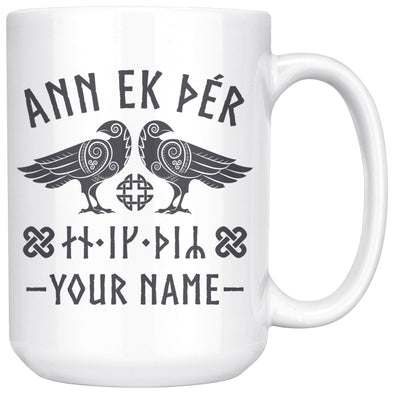 I Love You Norse Personalized Raven MugDrinkware15oz Mug