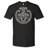Mjolnir Viking Torc T-Shirt DistressedT-shirtNext Level Mens ShirtBlackS