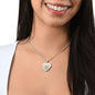 My Love Norse Futhark Runes Engraved Heart NecklaceJewelry