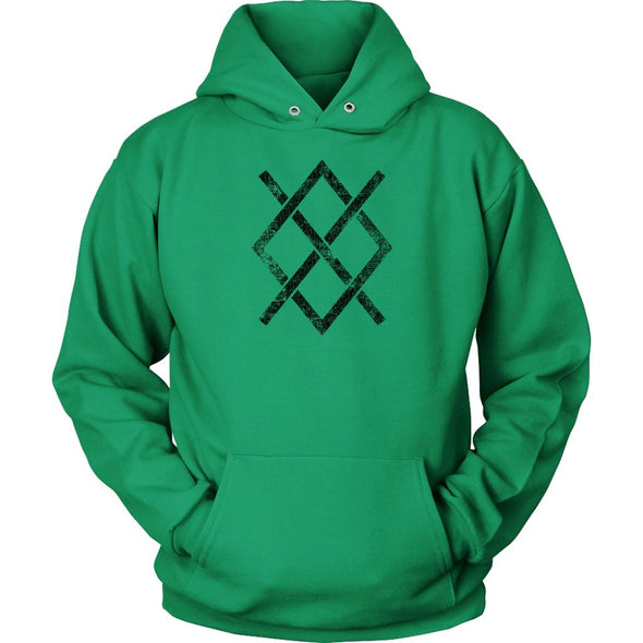Norse Gungnir Odin Symbol HoodieT-shirtUnisex HoodieKelly GreenS