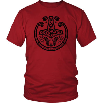 Norse Mjolnir Viking Torc ShirtT-shirtDistrict Unisex ShirtRedS