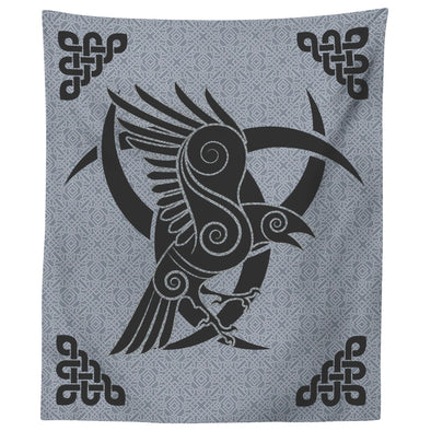 Norse Odins Raven Knots TapestryTapestries60" x 50"