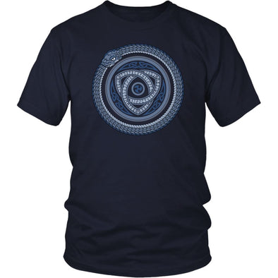 Norse Ouroboros Serpent ShirtT-shirtDistrict Unisex ShirtNavyS