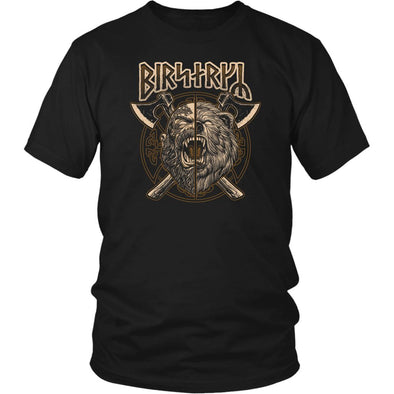 Norse Runes Viking Berserker T-ShirtT-shirtDistrict Unisex ShirtBlackS