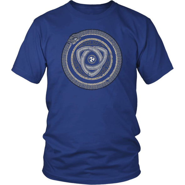 Norse Serpent Ouroboros ShirtT-shirtDistrict Unisex ShirtRoyal BlueS