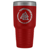 Norse Valknut Dragon Etched Tumbler 30ozTumblersRed