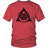 Norse Valknut T-ShirtT-shirtDistrict Unisex ShirtHeather RedS