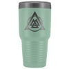 Norse Valknut Triangle Circle Etched Tumbler 30ozTumblersTeal