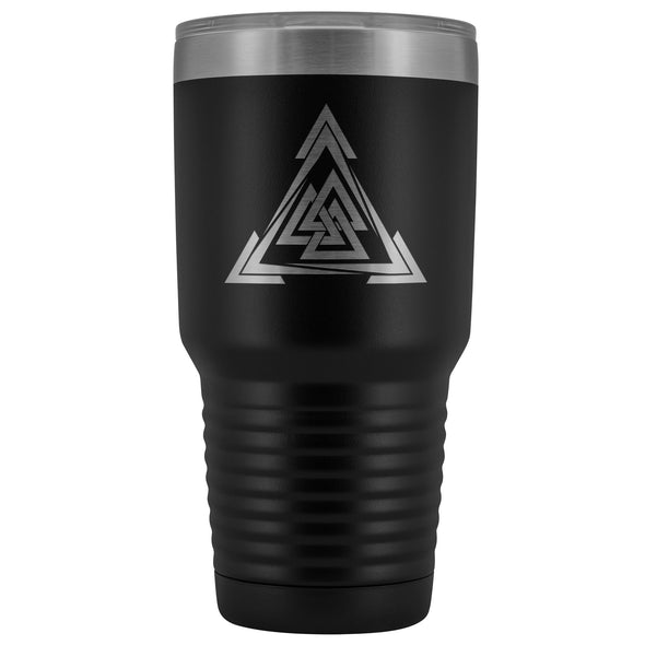 Norse Valknut Triangle Etched Tumbler 30ozTumblersBlack