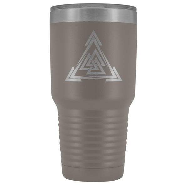 Norse Valknut Triangle Etched Tumbler 30ozTumblersPewter