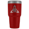 Norse Valknut Triangle Etched Tumbler 30ozTumblersRed