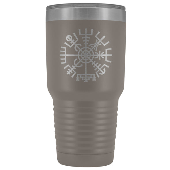 Norse Vegvisir Compass Etched Tumbler 30ozTumblersPewter