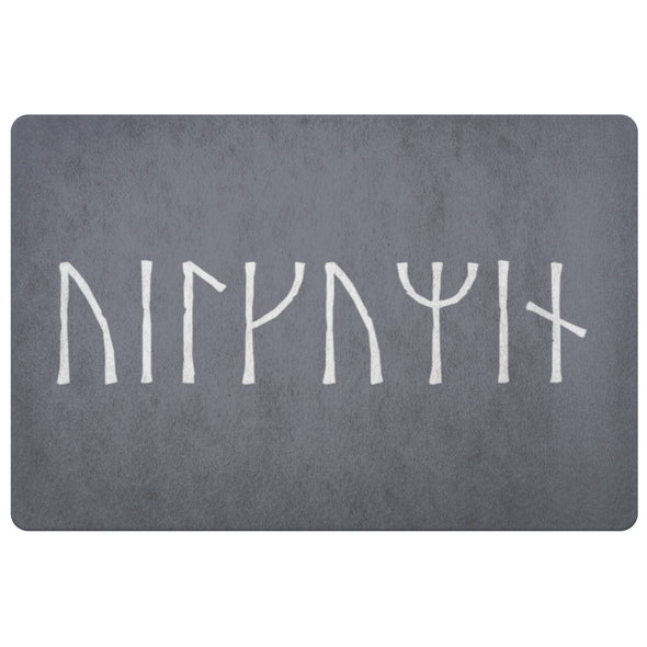 Norse Viking Age Welcome Runes DoormatDoormatGrey