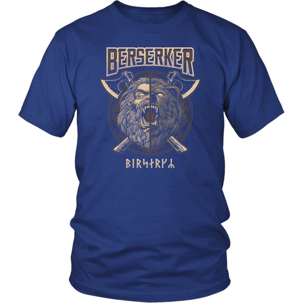 Norse Viking Berserker T-ShirtT-shirtDistrict Unisex ShirtRoyal BlueS