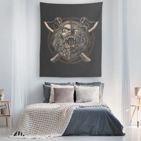 Norse Viking Berserker TapestryTapestries