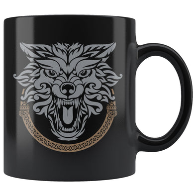 Norse Wolf Coffee Mug 11ozDrinkwareWolf