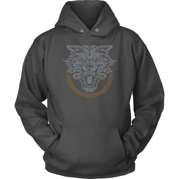 Norse Wolf HoodieT-shirtUnisex HoodieCharcoalS