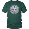 Norse Yggdrasil Knotwork Runes ShirtT-shirtDistrict Unisex ShirtDark GreenS