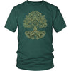 Norse Yggdrasil Knotwork ShirtT-shirtDistrict Unisex ShirtDark GreenS
