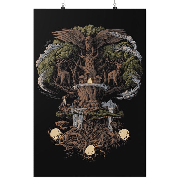 Norse Yggdrasil Poster SummerPosters 224x36