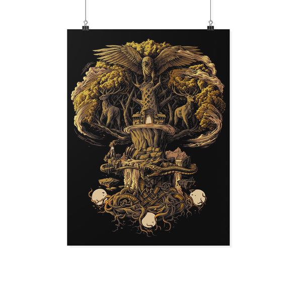 Norse Yggdrasil Poster YellowPosters 218x24