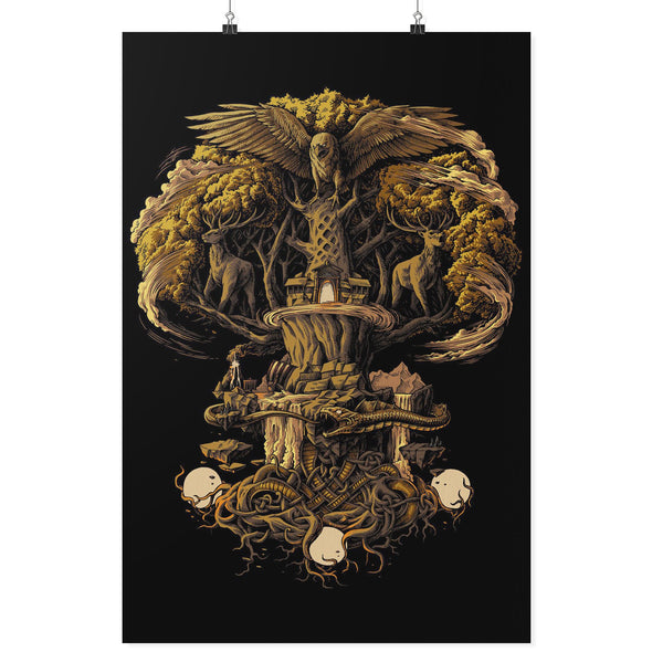 Norse Yggdrasil Poster YellowPosters 224x36