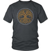Norse Yggdrasil Runes ShirtT-shirtDistrict Unisex ShirtCharcoalS