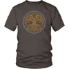 Norse Yggdrasil Runes ShirtT-shirtDistrict Unisex ShirtHeather BrownS