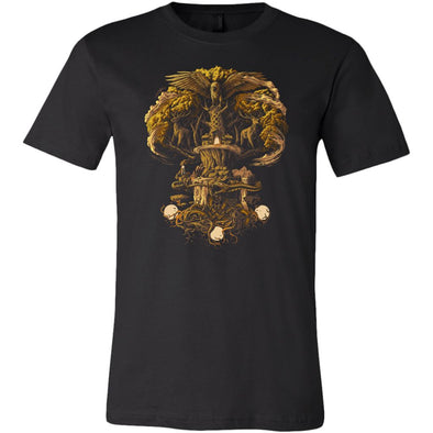 Norse Yggdrasil T-ShirtT-shirtCanvas Mens ShirtBlackS