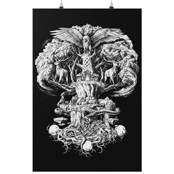 Norse Yggdrasil Wall PosterPosters 224x36